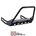 CrazyHobby Metal RC Crawler Front Bumper with Winch Mount Shackles for Axial SCX10 SCX10 II Redcat Gen7 Gen 8 Upgrades Type A - Image 4
