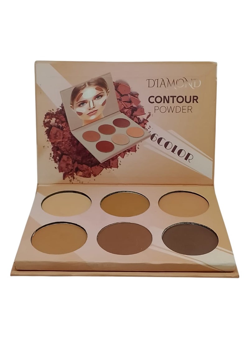 Diamond Contour 6 shades of brown - Image 1