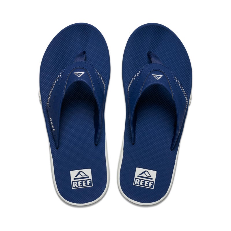 Reef Fanning Pregame Mens Bottle Opener Flip Flop, Arch Support, Durable Outsole, Water Friendly, Navy/White, 11 - Image 5