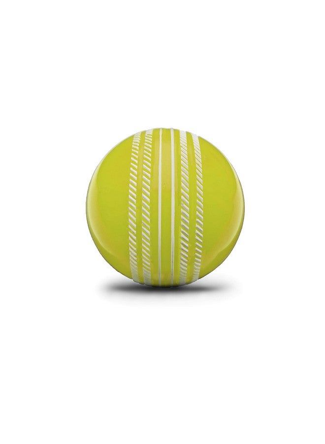 Jaspo Polyvinyl Chloride (Pvc) T-20 Soft Cricket Ball 110 Gm. Yellow (Pack Of 6) - Image 4