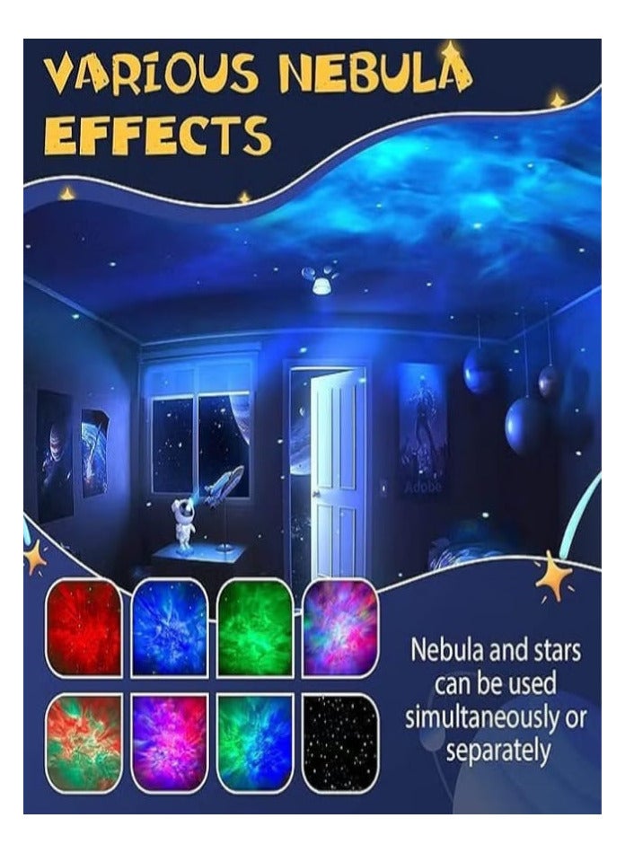 Star Projector Galaxy Night Light, Birthday Gift Toys for Boys Girls 2-10 Years - Astronaut Star Nebula LED Ceiling Light with Timer and Remote, Projection Lights for Bedroom Decor - Image 2
