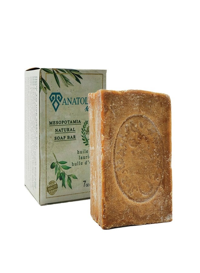 Anatolia Soap صابون حلب 100% زيت زيتون - صابون كاستيل طبيعي مصنوع يدويًا | رائحة زيت الزيتون النقي، بدون إضافات | بار صابون حلب كبير - Image 1