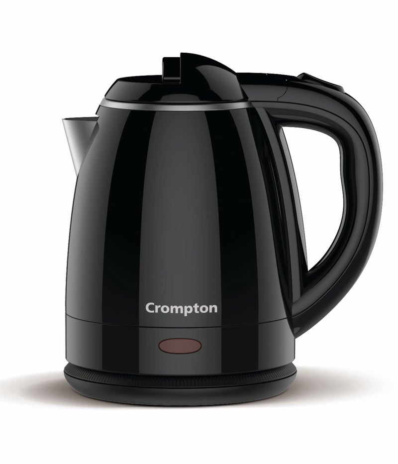 Crompton ActivHot Electric Kettle | 1.2 Litres | Cool Touch | Black - Image 1