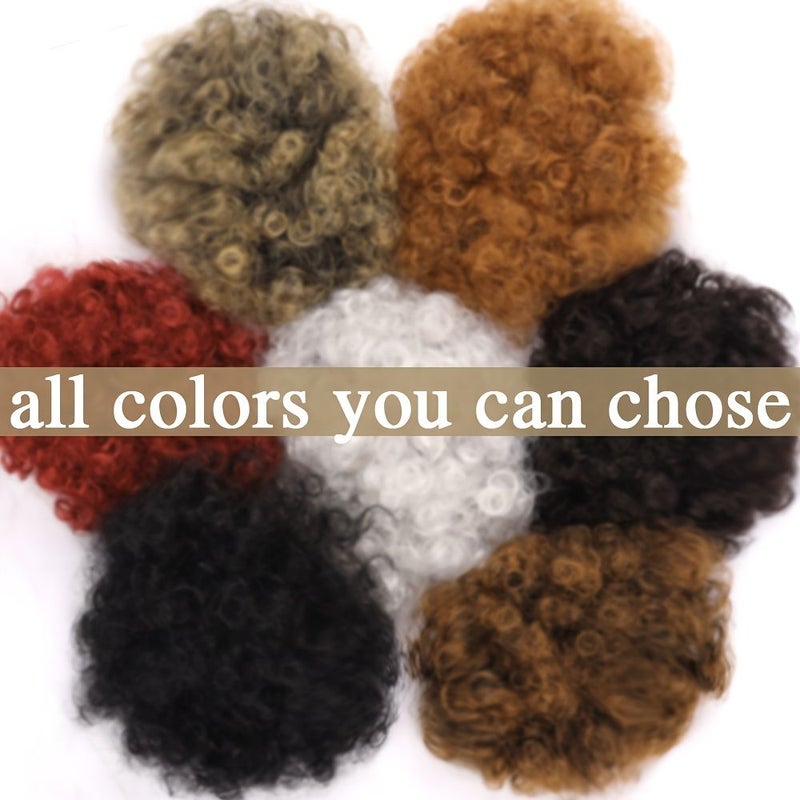 Two Wigs With Explosive Hairstyles And Ponytail Clips 1BT30 8inch Length For Women Daily Wear Synthetic Fibers - Image 2