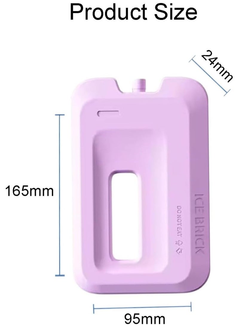 TYCOM Ice Packs for Lunch Box, Reusable Ultra Thin Freezer Packs Long Lasting for Coolers, Cooler Bag for Work, School, Picnic or Camping Keep Food Fresh - (260ml - 6p)  - Image 2
