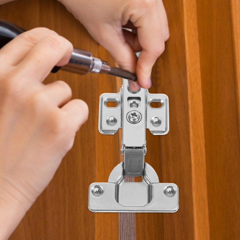 2Pcs Stainless Steel Soft Close Concealed Cabinet Hinges For Kitchen Cupboard Furniture - Image 5