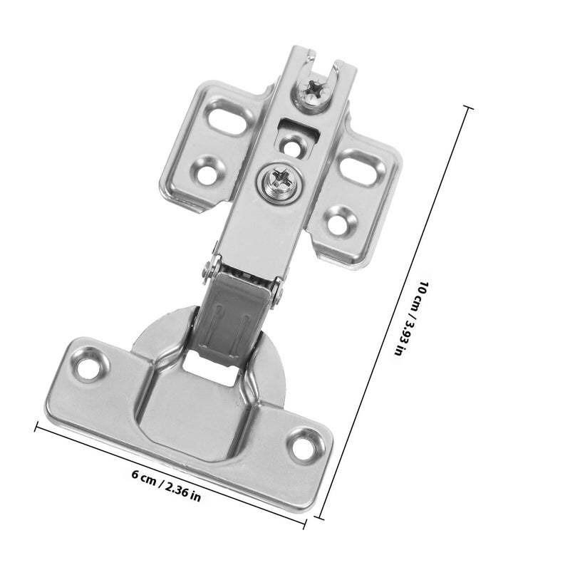 2Pcs Stainless Steel Soft Close Concealed Cabinet Hinges For Kitchen Cupboard Furniture - Image 3