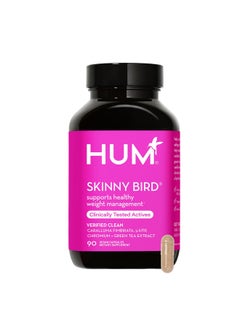 HUM HUM Skinny Bird - Appetite Suppressor for Women with Caralluma, Chromium, 5 HTP + Green Tea Extract (90 Capsules)  - Image 1