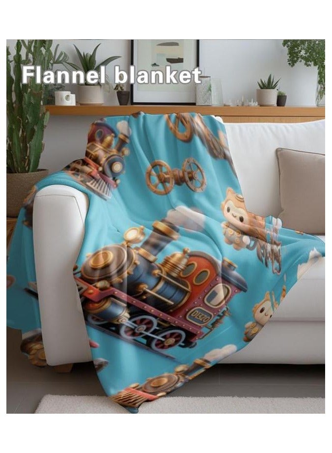 general Flannel thin blanket (warm and comfortable, suitable for sleep, gaming, dust removal and sandproof) 150cm*200cm - 1112 - Image 1