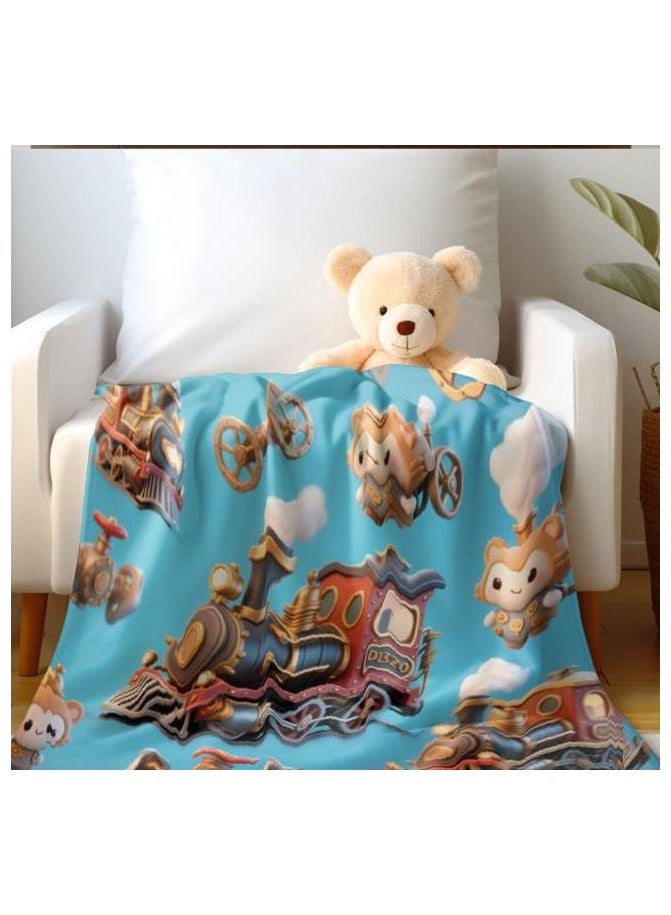 general Flannel thin blanket (warm and comfortable, suitable for sleep, gaming, dust removal and sandproof) 150cm*200cm - 1112 - Image 4