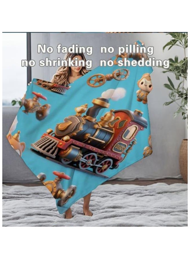 general Flannel thin blanket (warm and comfortable, suitable for sleep, gaming, dust removal and sandproof) 150cm*200cm - 1112 - Image 5