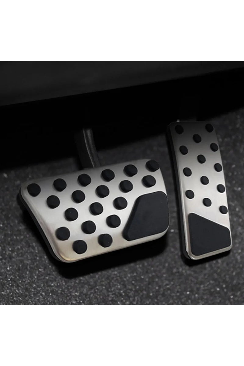 erorex Car Pedals for Jeep Wrangler JK 2007 - 2017 AT Stainless Steel Accelerator Gas Brake Pedal Pad Co... - Image 1