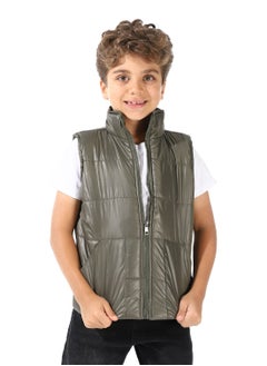 Andora Turtle Neck Bomber Vest For Boys  - Image 1