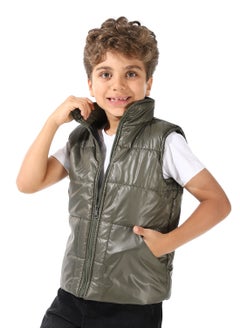 Andora Turtle Neck Bomber Vest For Boys  - Image 2