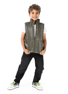 Andora Turtle Neck Bomber Vest For Boys  - Image 5
