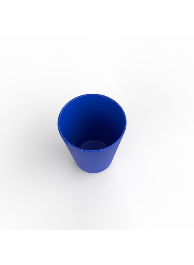 EasyGO Easy-Go Set of Reusable Plastic Cup ( 6 cups ) 280ml BPA Free PP – Microwave, Freezer & Dishwasher Safe - Azure - Image 3