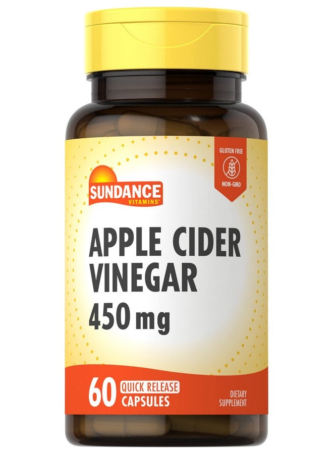 Sundance Apple Cider Vinegar Capsules | 60 Count | Non-GMO and Gluten Free Supplement - Image 1
