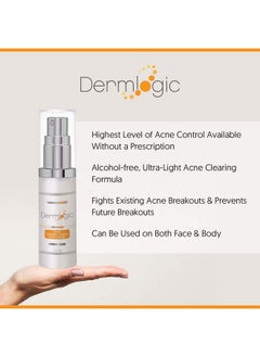 Dermlogic Acne Face & Body Cream Maximum Strength Treatment For Cystic Blackhead & Whitehead Pimples. Prevents Future Breakouts. Use On Face Body Chest & Back For Teens & Adults.  - Image 5