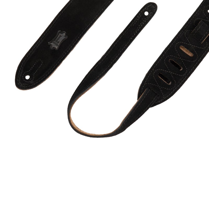 Levy's Leathers 2" Suede Leather Strap, Black - Image 3