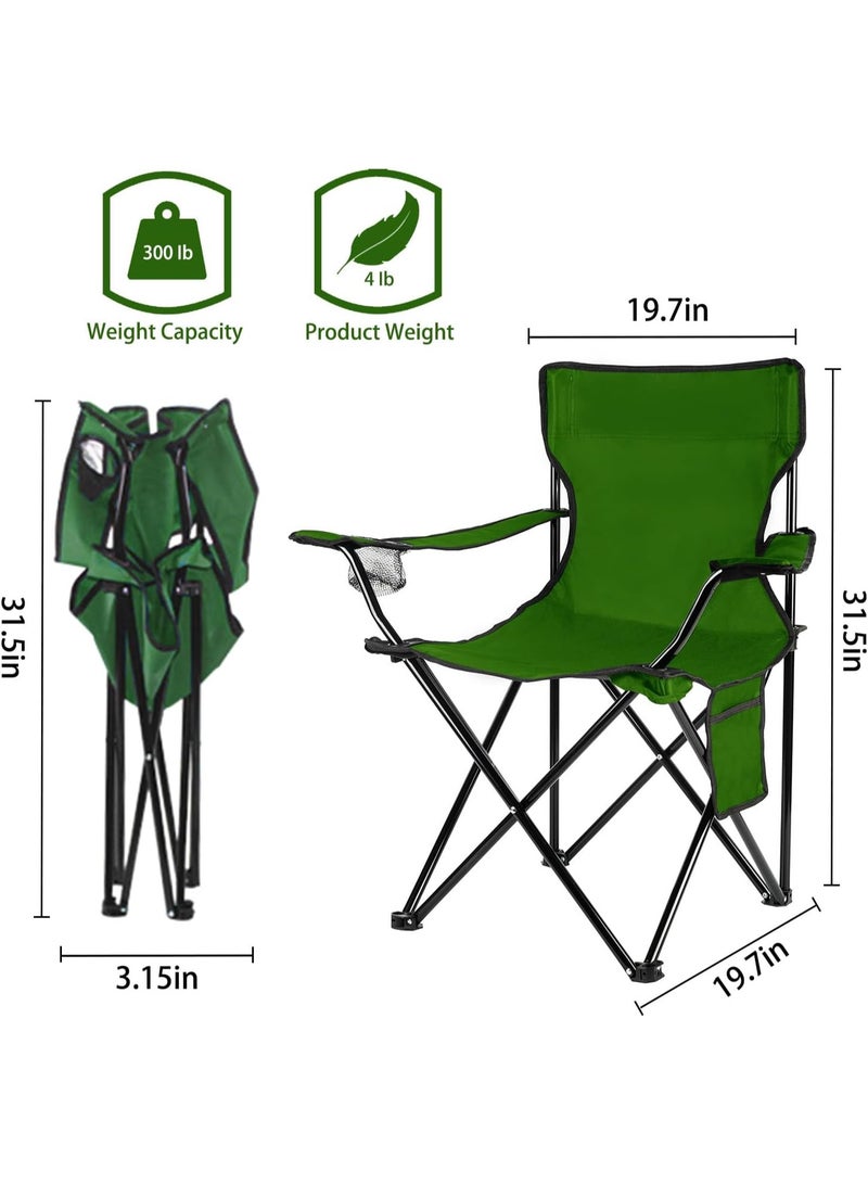 بريمو بلس كراسي تخييم ,كرسي قابل للطي للشاطئ والحديقة  أخضر - Image 3