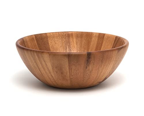 Lipper International Acacia Round Flair Bowl - Image 1