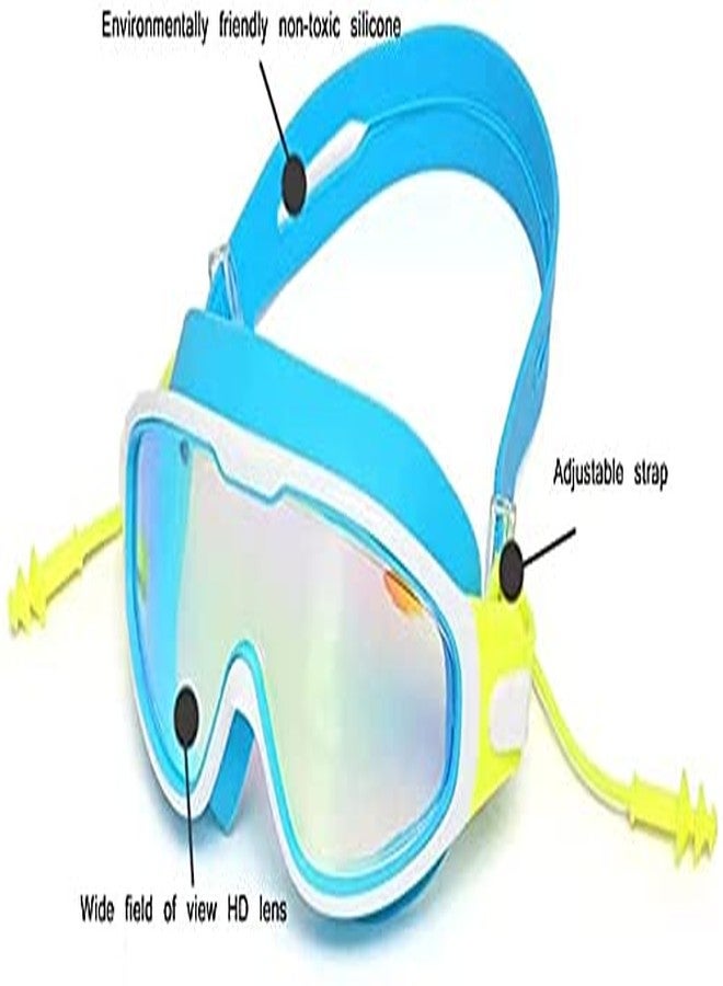 Ostin نظارات سباحة أوستين للبالغين والأطفال والنساء والرجال، نظارات حمام سباحة للبالغين، مانعة للتسرب، مضادة للضباب، حماية من الأشعة فوق البنفسجية، مقاومة للماء، إطار عريض - Image 5