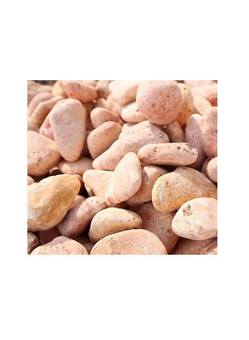 KNP Red Forest River Stone Natural Garden Material 3-5 cm 20 kg - Image 1