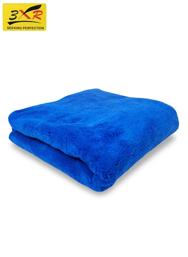 3 اكس ار منشفة 3XR عالية الجودة من صوف المرجان من الألياف الدقيقة | خالية من الوبر بنسبة 100%، فائقة الامتصاص لتنظيف فوري | متعددة الاستخدامات لتنظيف السيارات والمنزل (40×60 سم) - Image 2