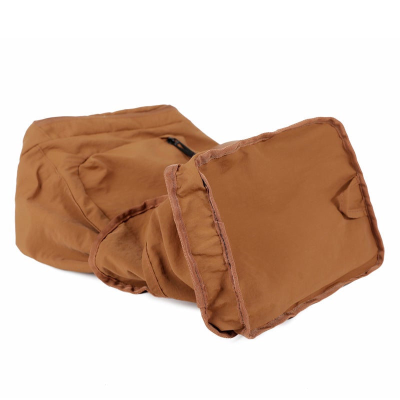 Foldable Waterproof Nylon Travel Tote Crossbody Bag with Shoe Compartment and Wet/Dry Separation - Image 4