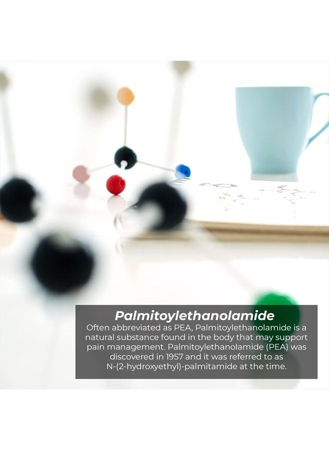 Nootropics Depot - Palmitoylethanolamide Capsules | Pea | 400mg Pills | 180 Count | Supports Pain Management* | Promotes Healthy Inflammatory Responses* - Image 1