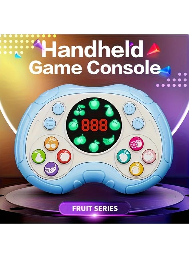 جهاز ألعاب محمول متعدد الوظائف أزرق، لعبة تعليمية تفاعلية لتطوير دماغ الأطفال - Image 1