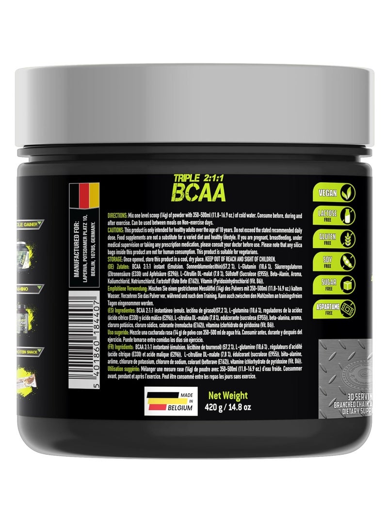 Laperva Triple BCAA 30 Servings Crazy Watermelon Flavour 420g - Image 3