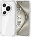 USTIYA Case for Huawei Pura 70 Clear TPU Four Corners MilitaryGrade Protection Cover Transparent Soft funda - Image 2