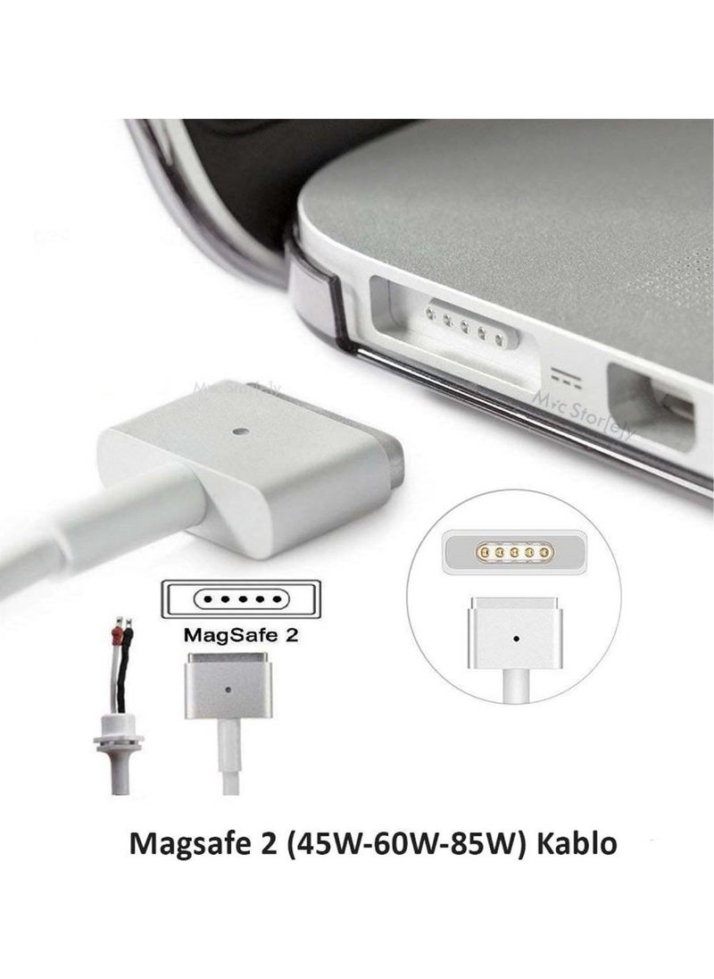 PrimeX Plus - Px-Mac2 5 Pin T Style Magsafe 2 Power Adapter Cable for Apple Macbook A1425 A1435 A1465 A1502, Length: 1.8M - Image 1