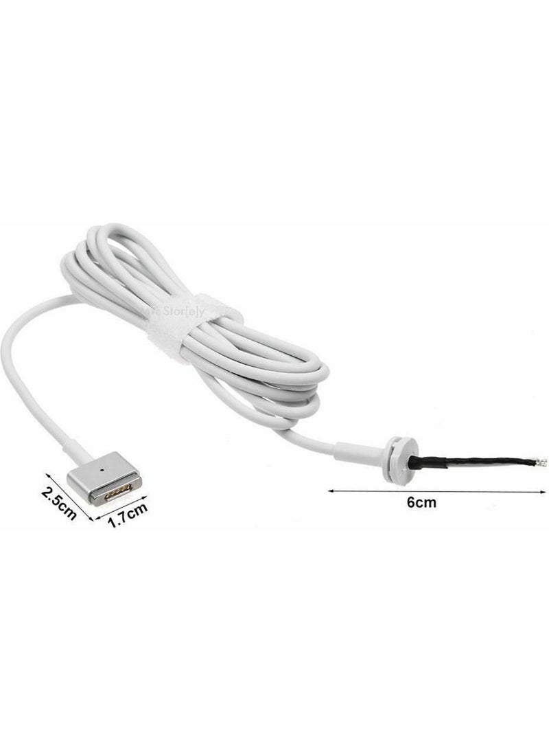 PrimeX Plus - Px-Mac2 5 Pin T Style Magsafe 2 Power Adapter Cable for Apple Macbook A1425 A1435 A1465 A1502, Length: 1.8M - Image 1