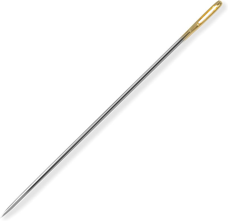 Dritz GoldEye Big Stitch Quilting Needles Size 5 12 CountSilver - Image 2