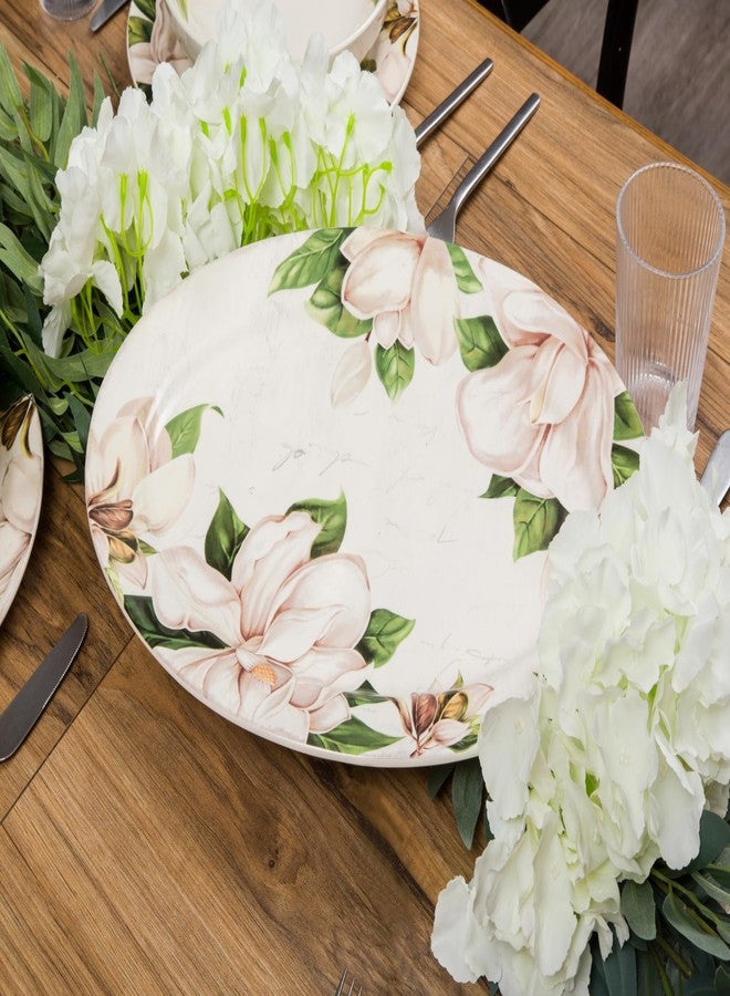 Bico Magnolia Floral Ceramic 40cm Oval Platter, Microwave & Dishwasher Safe - Image 3
