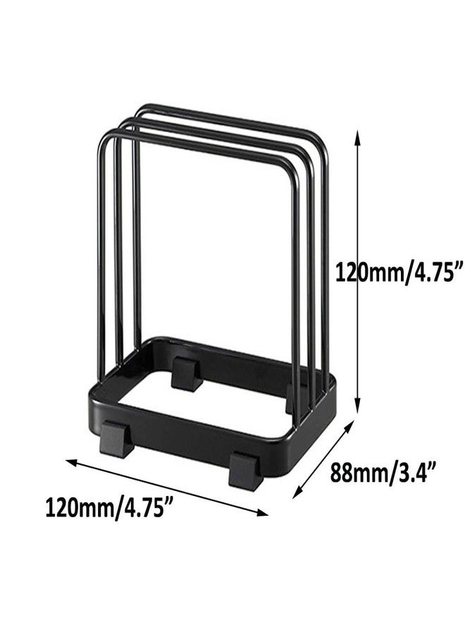 MINGFANITY Cutting Board Organizer, Cutting Board Holder Rack, Baking Cookie Pan Sheets for Cabinet Storage or Kitchen Counter (Black) - Image 2