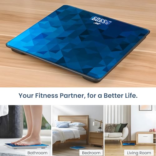ANT Flora Prism Digital Bathroom Scale forBody Weight Highly Accurate Body Weighing Machine Compact Size LED Display, High Standards Sturdy Tempered Glass, Conversion Switch,30 Months Warranty_ Prism - Image 4