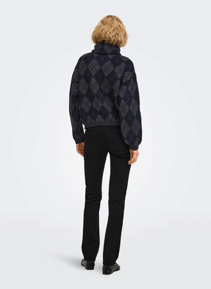 Only Onlmaroon  Zip Collar Cardigan