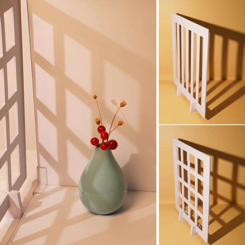 Yoocheese Product Photography Photo Props Food Jewelry Makeup and Small Product Flat Lay Photoshoot Backdrops 2pcs Light and Shadow Boards for Table Top Product Phogography12x115inch - Image 2