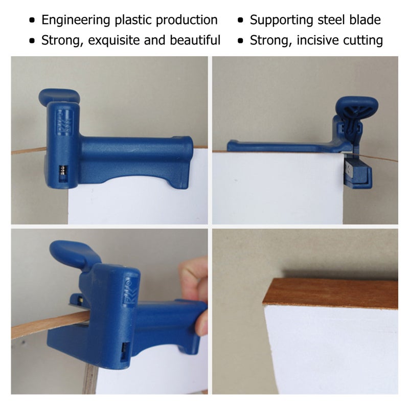 Edge Banding Trimmer Handle Edge Trimmer Set Professional Steel Blades Woodworking Trimming Knives Set - Image 2