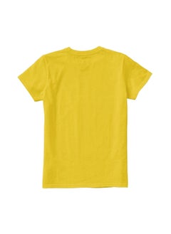 PRINTSHOP4ME Adult Yellow Smiley Face T-Shirt Unisex Round Neck Short Sleeve Cotton T-Shirt-Soft And Comfortable Tshirt  - Image 2