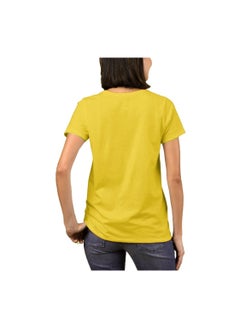 PRINTSHOP4ME Adult Yellow Smiley Face T-Shirt Unisex Round Neck Short Sleeve Cotton T-Shirt-Soft And Comfortable Tshirt  - Image 4