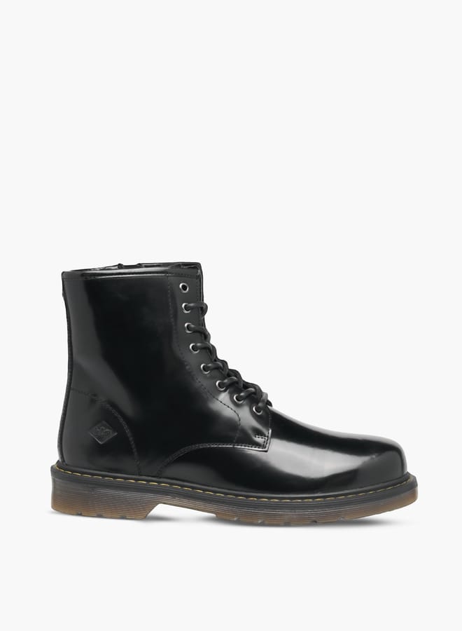 Lee Cooper Men's Solid Chukka Boots with Zip Closure  - Image 3