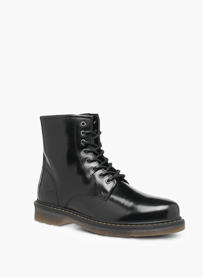 Lee Cooper Men's Solid Chukka Boots with Zip Closure  - Image 1