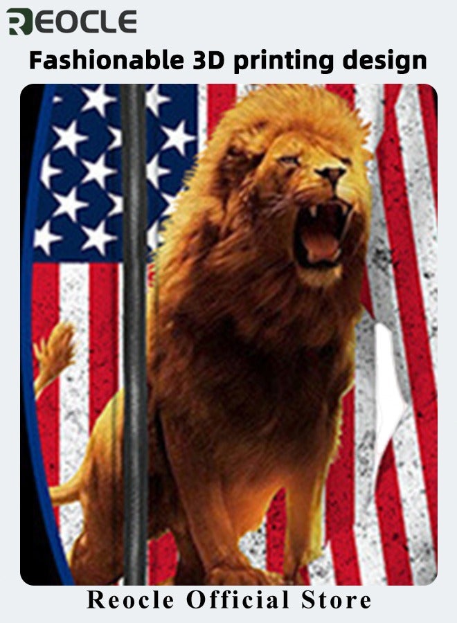 ريوكل طقم هودي رجالي مكون من قطعتين، سويت شيرت، بقلنسوة بأكمام طويلة، مطبوع ثلاثي الأبعاد، مع سحاب، بنطال رياضي، بدلة كاجوال - Image 5