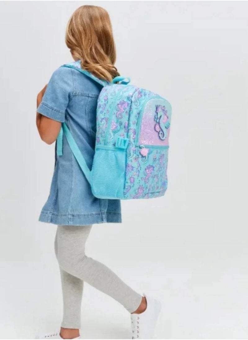 Durable School Backpack with 2 Zippers, Spacious & Lightweight Bag for Kids, Teens & Students, Comfortable Shoulder Straps