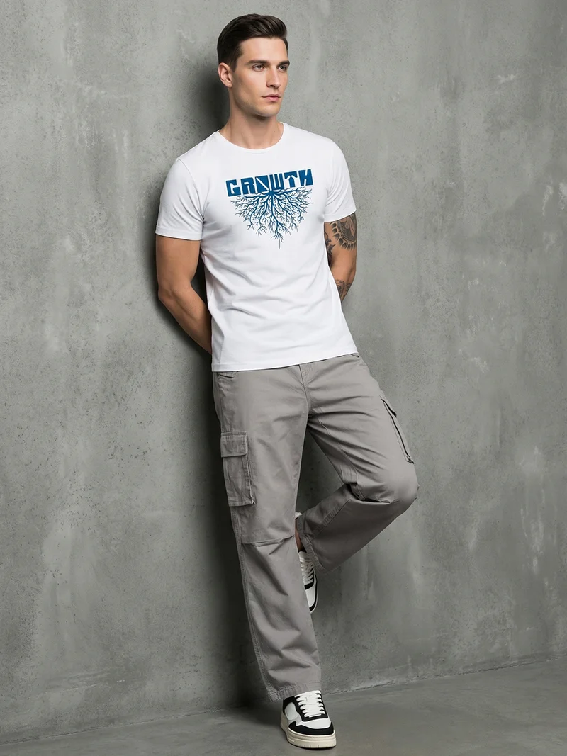 NOBERO Nobero Regular Fit Printed T-shirt for Men