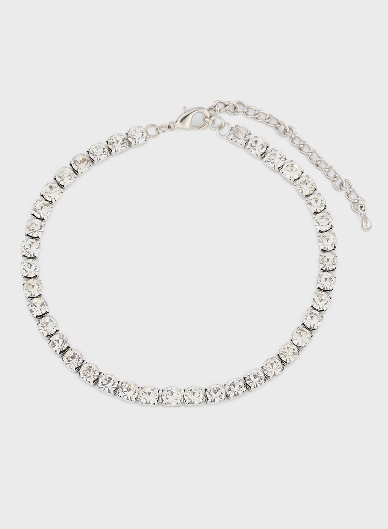 ELLA Layered Heart Charm Anklet - Image 3